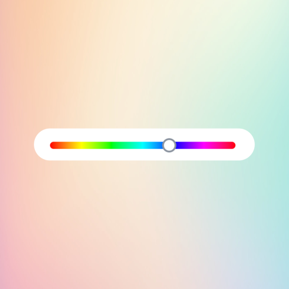 PicMonkey's color spectrum for choosing design colors. 