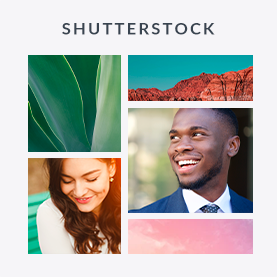 PicMonkey's stock photography collection, powered by Shutterstock.